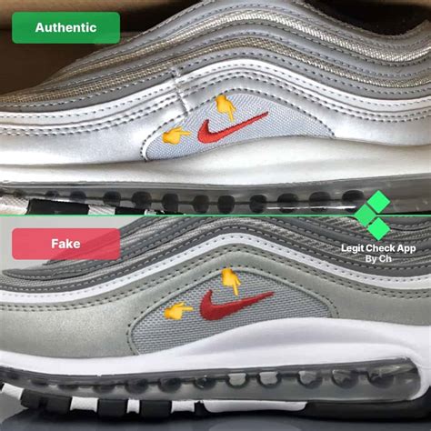 nike air max 97 white lightning fake oder nicht|nike air max 97 heel check.